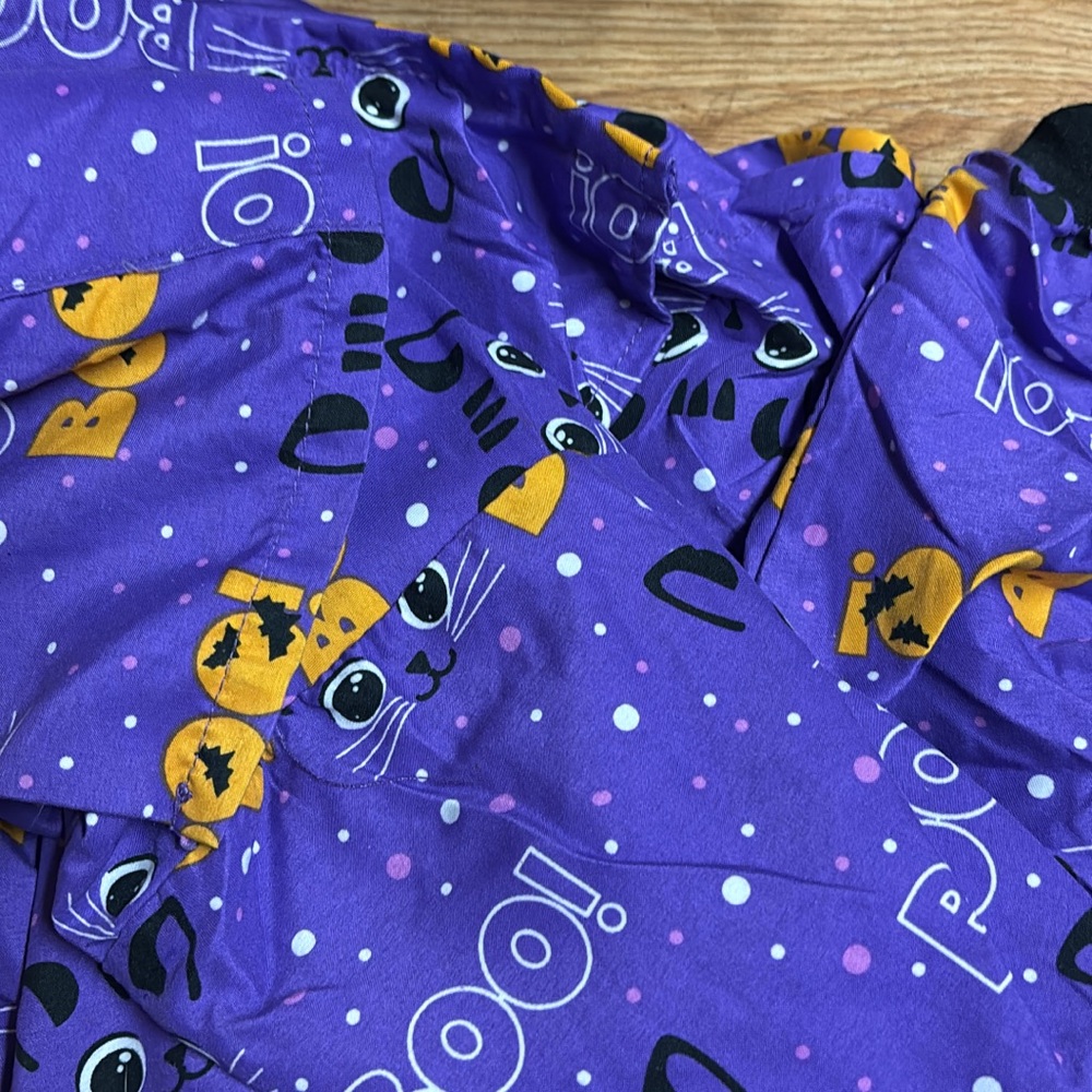 Peanuts Halloween Themed Women's Top - Purple - Picture 3 of 6